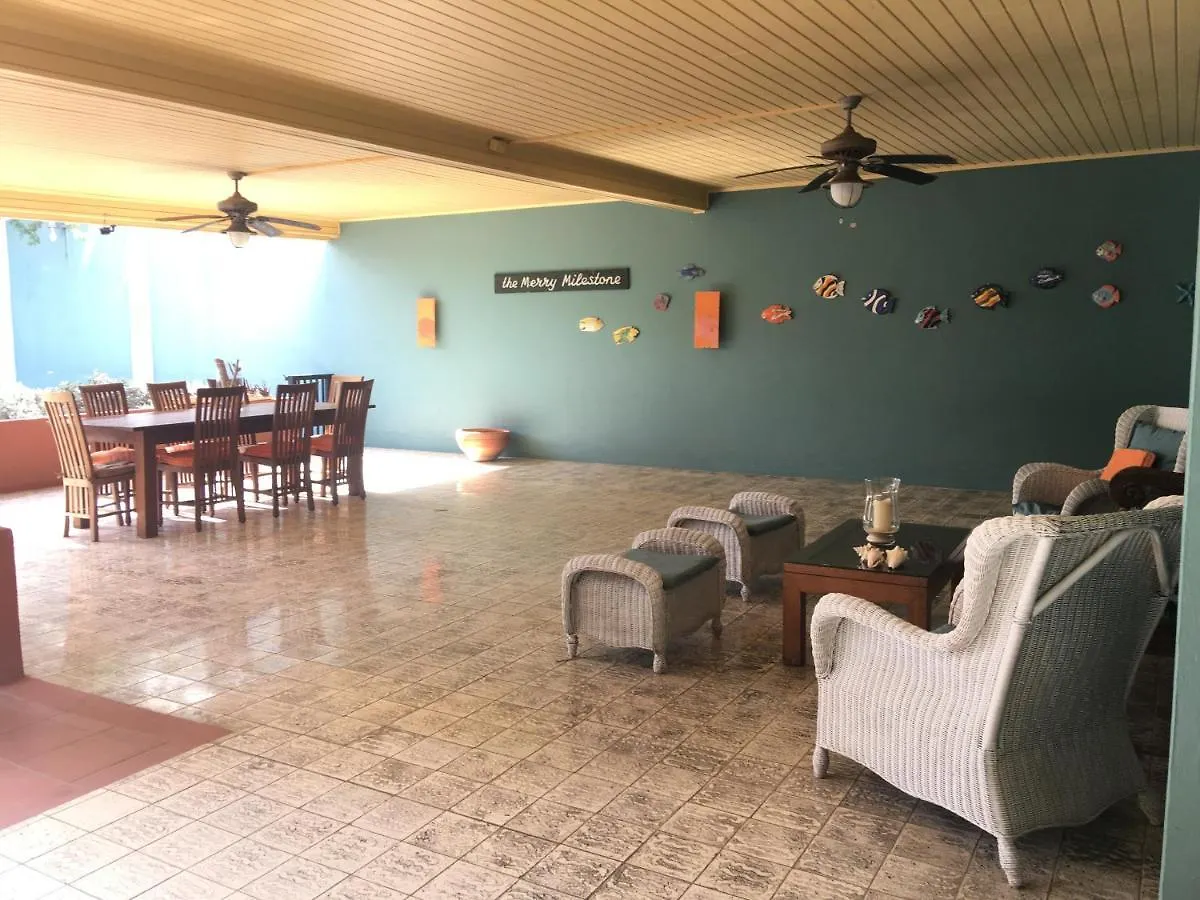 The Merry Milestone Oceanfront Villa At Spanish Lagoon Pos Chiquito Aruba